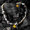 Collar yin yang de perlas en color oro Tábano Store